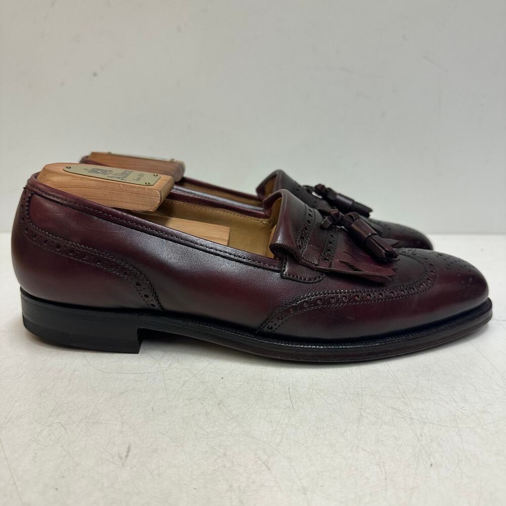 NEW HEELS Crockett & Jones x Brooks Brothers Tassel Loafer Made in England 7.5 D